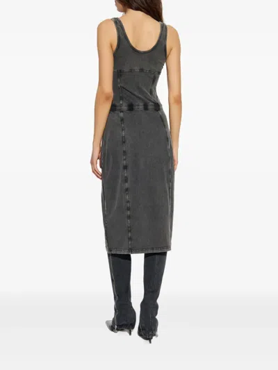 Diesel Gray D-inny Midi Dress