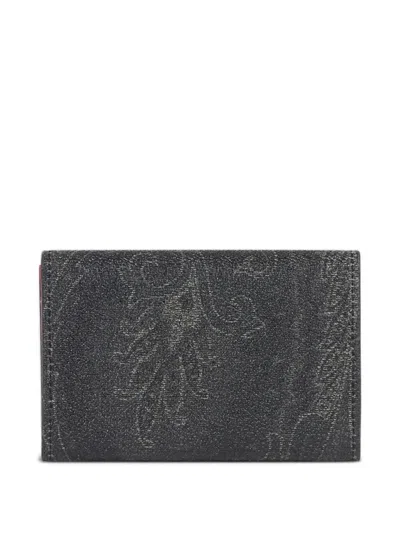 Etro Paisley Wallet With Floral Print