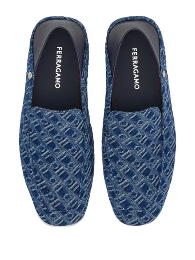Ferragamo Monogram-jacquard Loafers