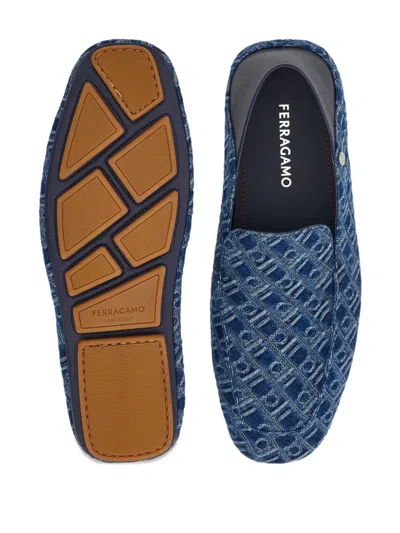 Ferragamo Monogram-jacquard Loafers