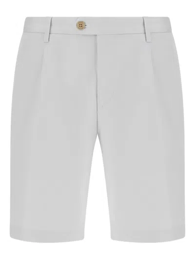 Boggi Milano Stretch Cotton And Tencel Bermuda Shorts