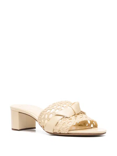 Alexandre Birman 45mm Clarita Basketry Block Mules
