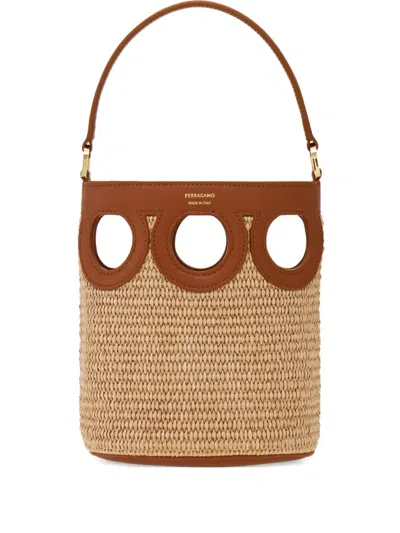 Ferragamo Gancini Mini Bucket Bag