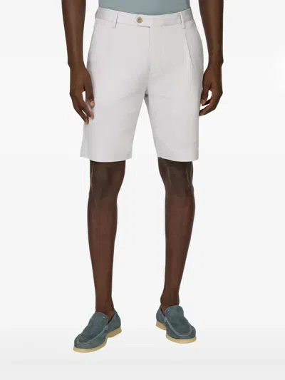 Boggi Milano Stretch Cotton And Tencel Bermuda Shorts