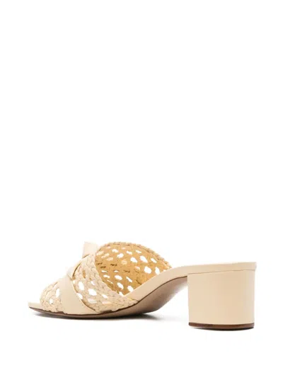 Alexandre Birman 45mm Clarita Basketry Block Mules