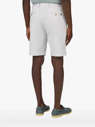 Boggi Milano Stretch Cotton And Tencel Bermuda Shorts