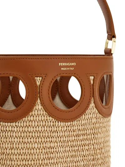 Ferragamo Gancini Mini Bucket Bag