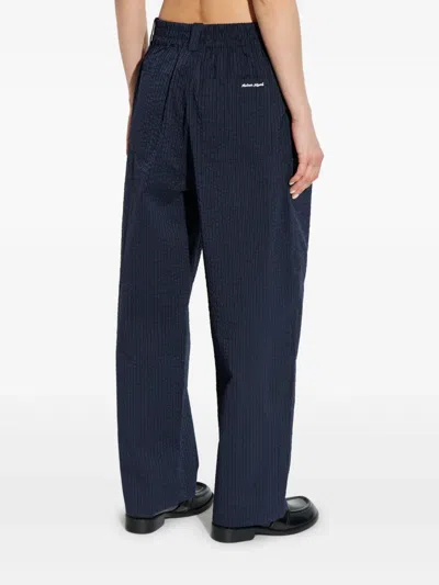 MAISON KITSUNÉ STRIPED TROUSERS 