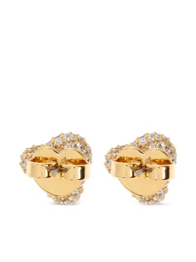 Kate Spade New York Cubic Zirconia Pave Love Knot Stud Earrings