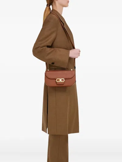 Ferragamo Double Gancini Mini Crossbody Bag