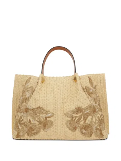 Valentino Garavani Raffia Tote Bag