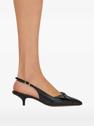 Ferragamo Felli Leather Slingback Pump In Black