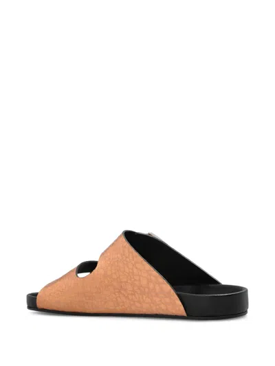 Iro Leather Slides In Pink