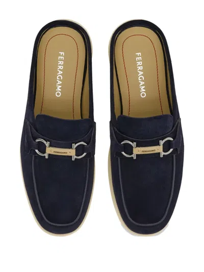 Ferragamo Gancini Buckle Loafer Mule