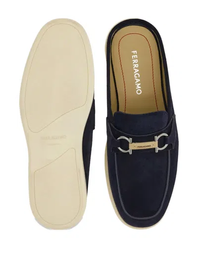 Ferragamo Gancini Buckle Loafer Mule