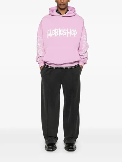 032c Pink Faithless Oversized Hoodie