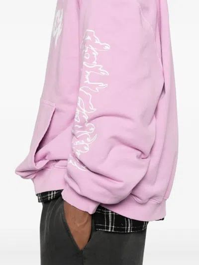 032c Pink Faithless Oversized Hoodie