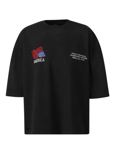 Willy Chavarria Men's America Community Center Buffalo T-shirt