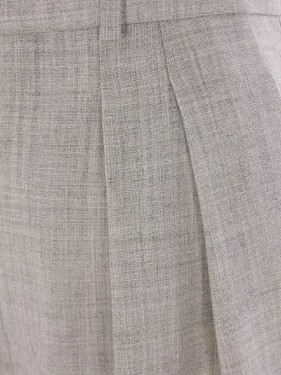 Saint Laurent Wool Wide-leg Trousers