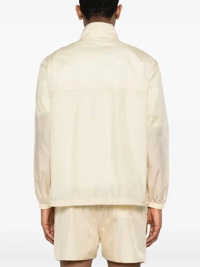 Auralee Light Sheer Jacket In Neutral