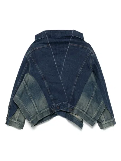 Junya Watanabe Patchwork Denim Jacket With Long Sleeves