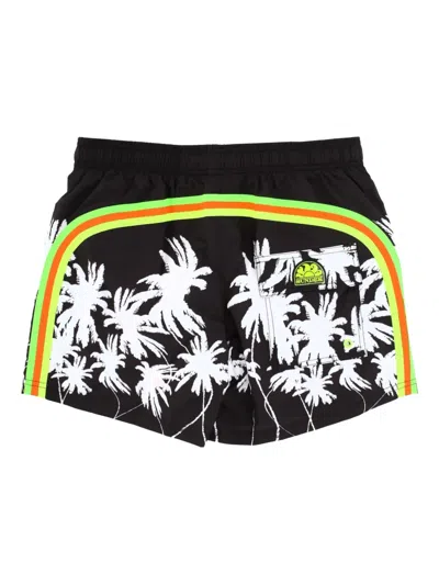 Sundek Palm Tree-print Swim Shorts