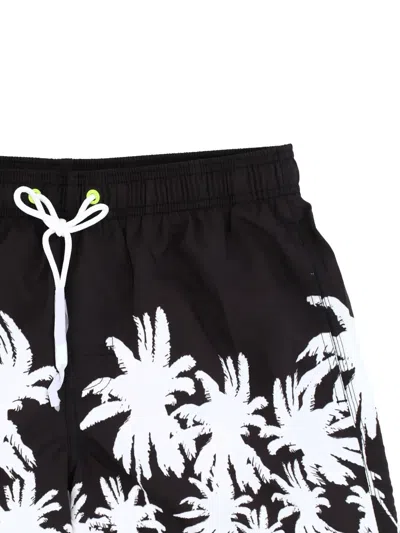 Sundek Palm Tree-print Swim Shorts