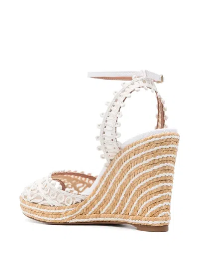 Aquazzura Round Toe Wedges Ankle Strap
