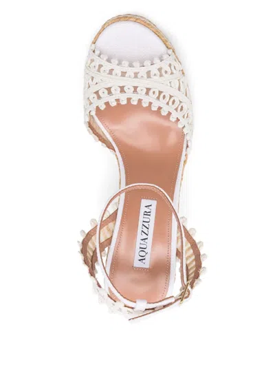 Aquazzura Round Toe Wedges Ankle Strap