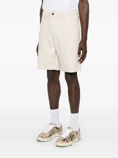 Timberland Light Beige Cotton Bermuda Shorts