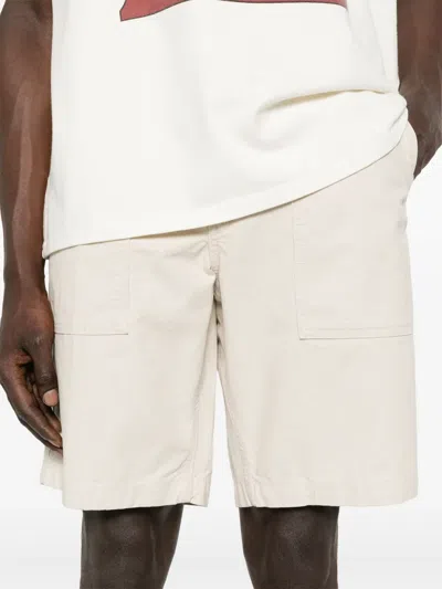 Timberland Light Beige Cotton Bermuda Shorts
