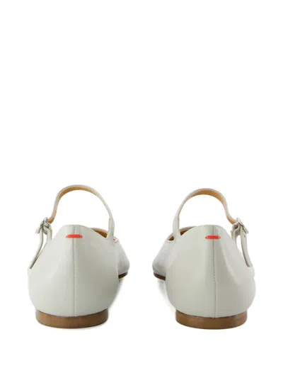 Aeyde Cleo Ballerina Shoes In White