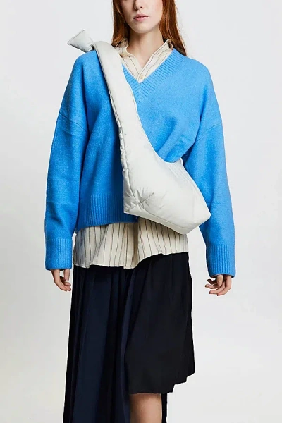 Lefrik Biwa Puffy Mini Shoulder Bag In Ice, Women's At Urban Outfitters
