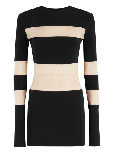 Norma Kamali Spliced Insert Pickleball Dress