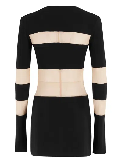 Norma Kamali Spliced Insert Pickleball Dress