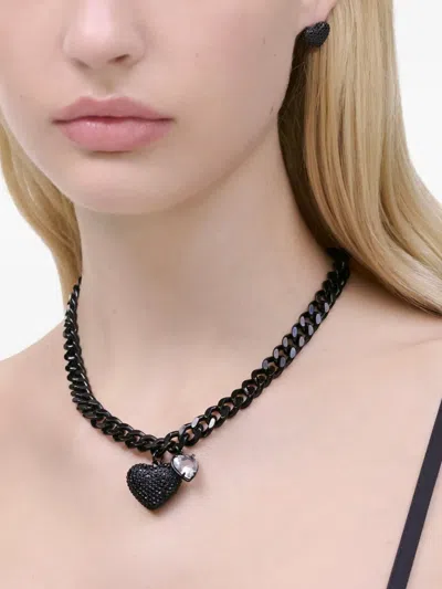 Marc Jacobs The Pave Ballon Heart Necklace