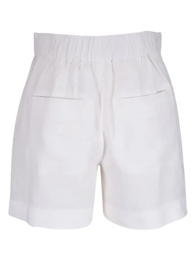 Vince Mid Rise Hemp Short In Off White