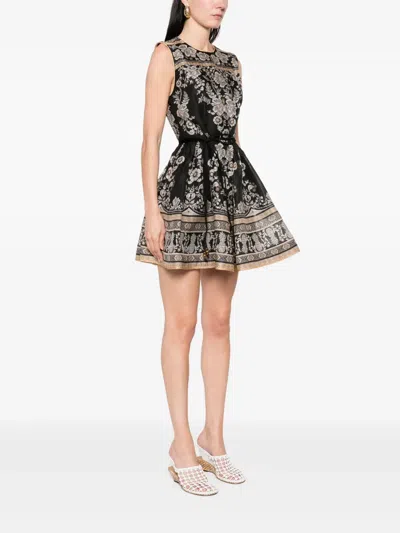 Shop Zimmermann Balance Peplum Mini Dress