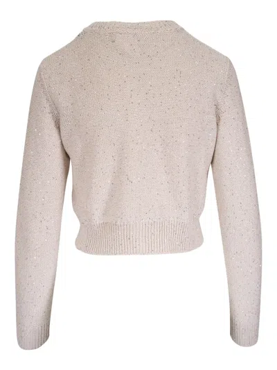 Akris Micro Sequined Knit Cardigan