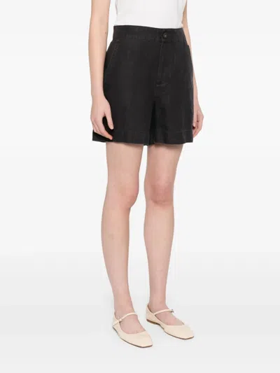 Vince Mid-rise Hemp Shorts
