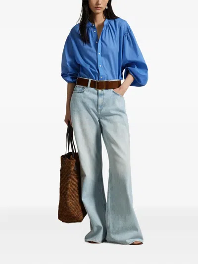 Polo Ralph Lauren Balloon-sleeve Button-up Shirt