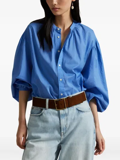 Polo Ralph Lauren Balloon-sleeve Button-up Shirt