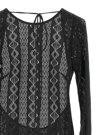 The Andamane Open-knit Mini Dress