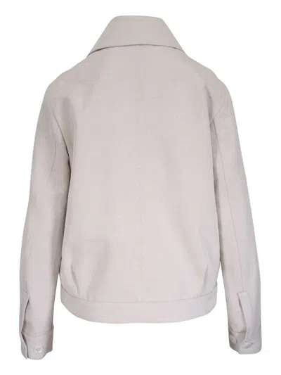 Akris Arno Asymmetric Boxy Trench Jacket
