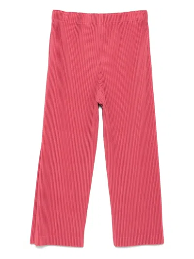 Issey Miyake Wide-leg Trousers Featuring Pleated Detail