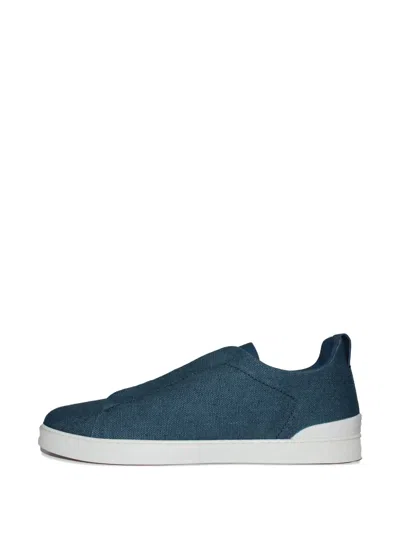 Zegna Low Top Sneakers Contrast Sole