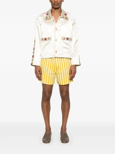 Bode Yellow Medalist Shorts