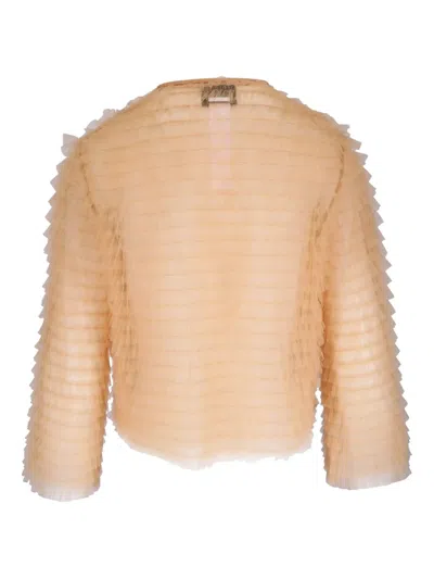 Akris Ruched Tulle Jacket