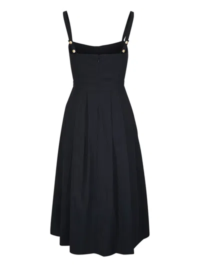 L Agence Esmeralda Button-front Midi Dress