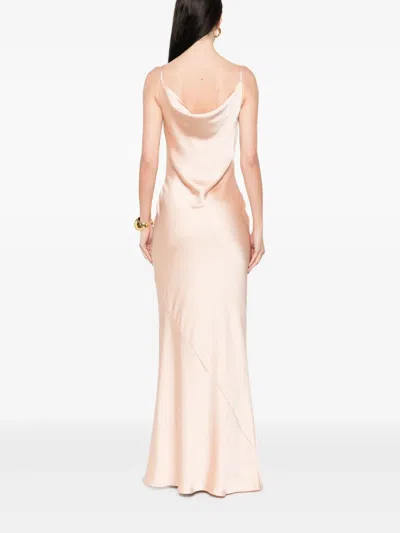 Norma Kamali Maria Cowl Neck Slip Gown